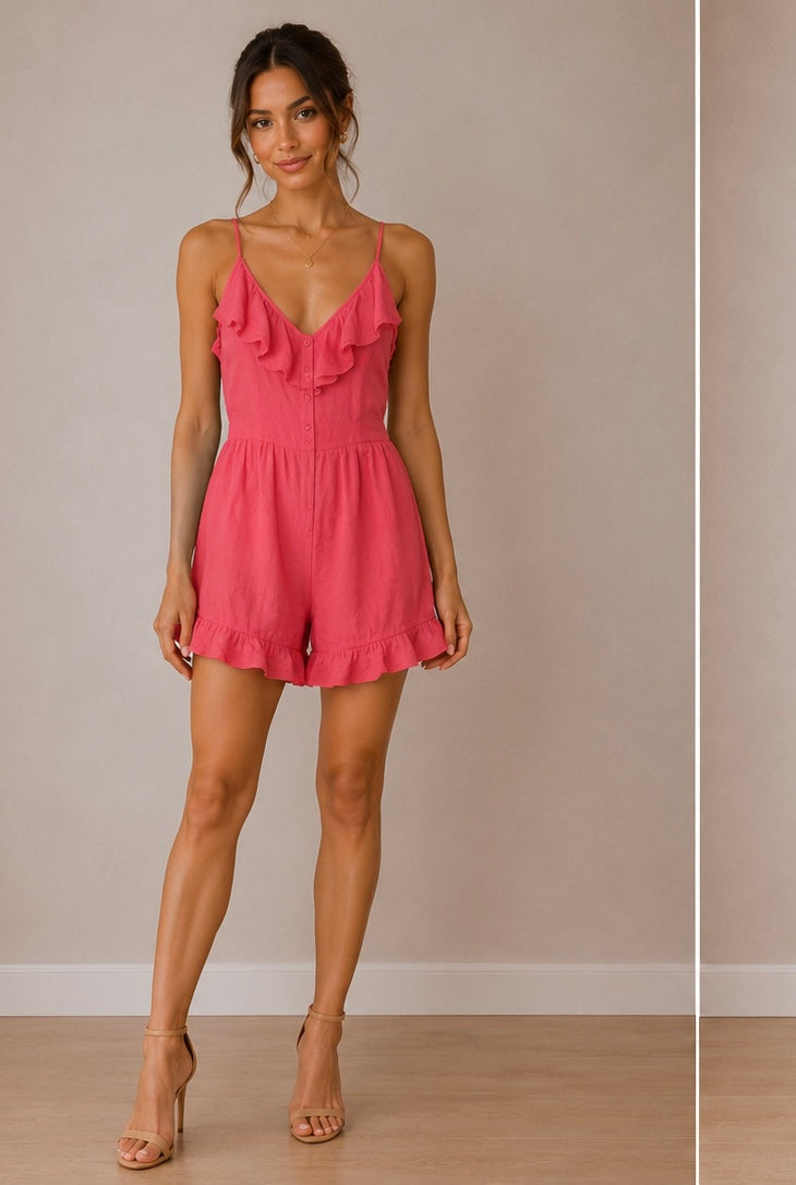 Coral Romper